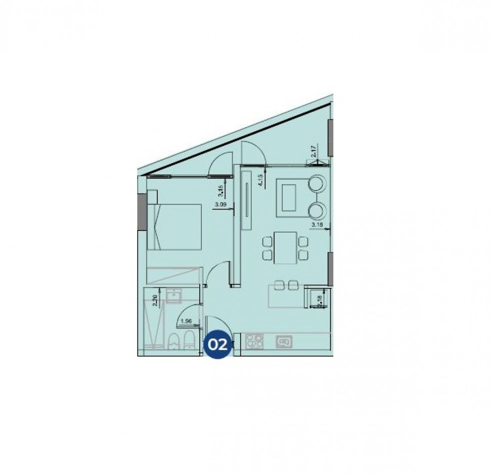 VENTA | DPTO 1 HAB EN TORRE AURA | NEUQUEN